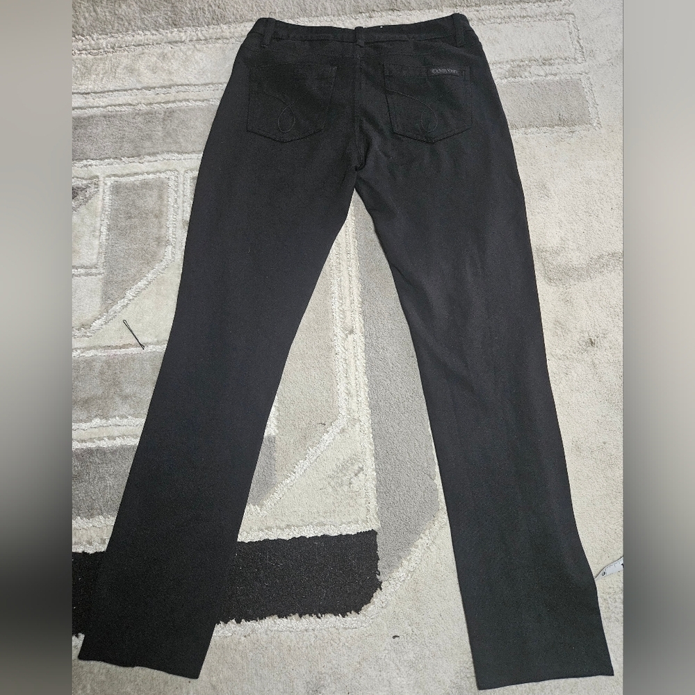 Calvin Klein Jeans Black Denim with Branded Metal Button - Picture 8 of 9